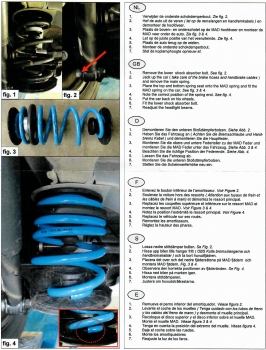 Preview: verstärkte Federn Hinterachse HV-098078 für Mercedes Vito/Viano