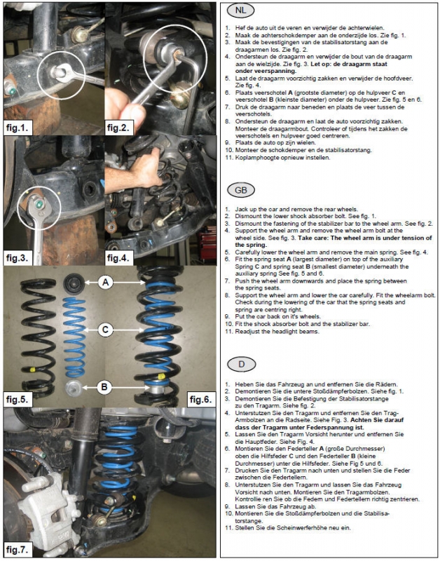 Zusatzfedern Hinterachse HV-104265 für Citroen C-Crosser